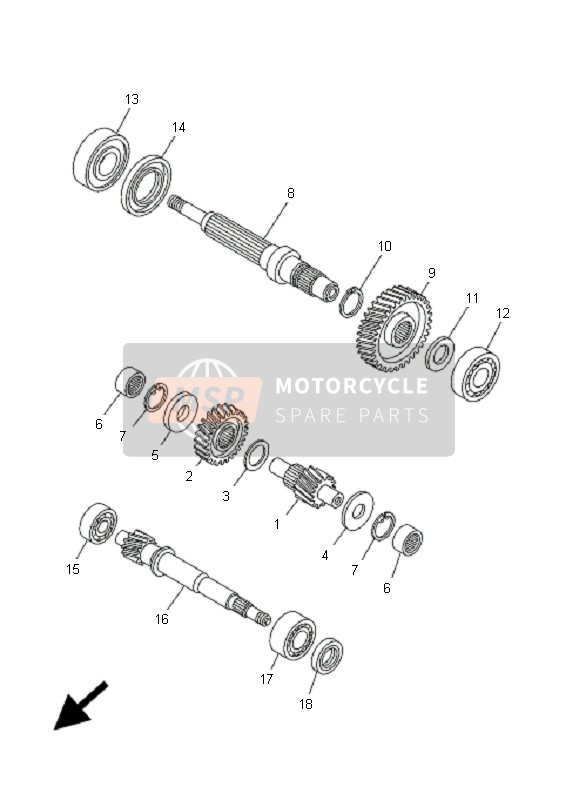 931022539500, Joint Spy, Yamaha, 1